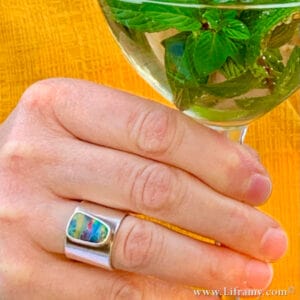 Liframy Portfolio Earths Treasures Amy Liframy Whitten – Grateful Opal Band Ring Hand forged by Amy Whitten in the USA  300x300 - Liframy Portfolio - Earths Treasures Amy “Liframy” Whitten – Grateful Opal Band Ring Hand forged by Amy Whitten in the USA