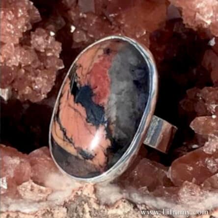Liframy – Joy and Happiness Rings Designed in Bustamite and Sugilite stone