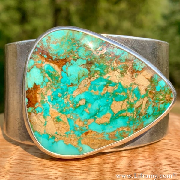 This Liframy Natural Montezuma Turquoise Stone is Beautiful. A Must have add to Your Collection
