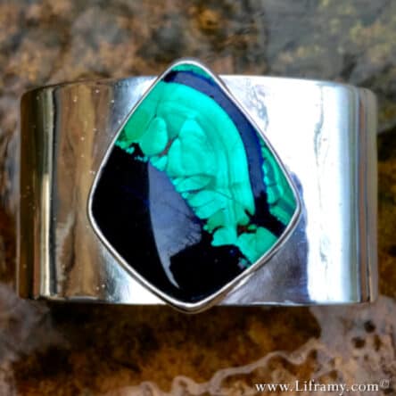 Shop Liframy –  Celebrate the Earth Azurite Malachite Stone Cuff