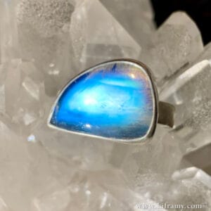 This stunning Moonstone ring is part of the Liframy - Inspired Creations, gemstones that speak of God’s creation collection by Amy Whitten.